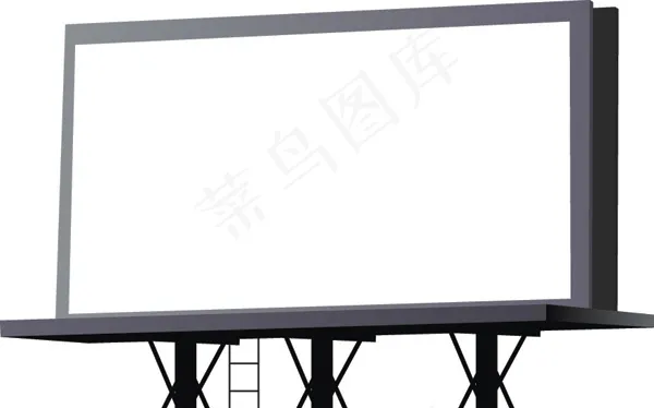 多款各种类型的户外广告牌模板eps,ai矢量模版下载