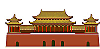 古城图片ai矢量模版下载