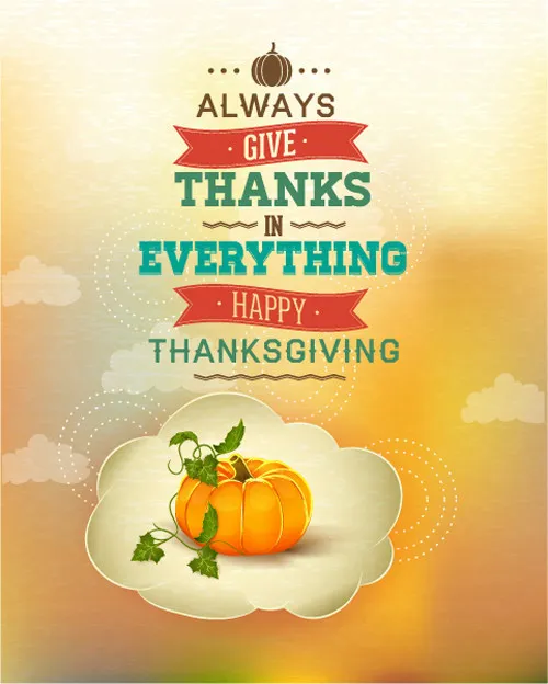 怀旧感恩节海报矢量素材eps,ai矢量模版下载