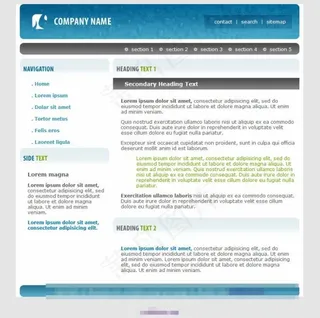 简单商务企业网站CSS模板