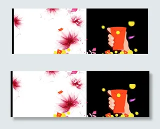 淘宝轮播图背景分层文件