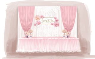 婚礼签到区图片