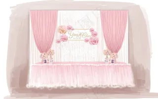 婚礼签到区图片