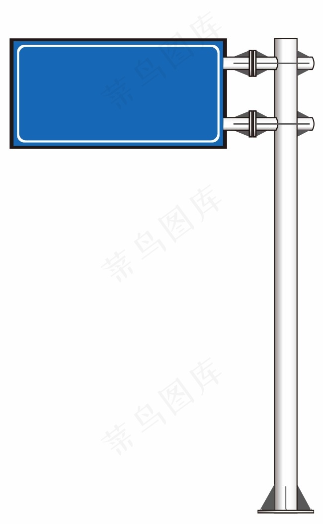 路牌 指示牌ai矢量模版下载