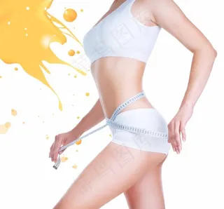 性感美容瘦身宣传海报素材psd