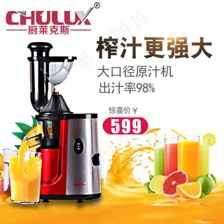大口径原汁机果汁