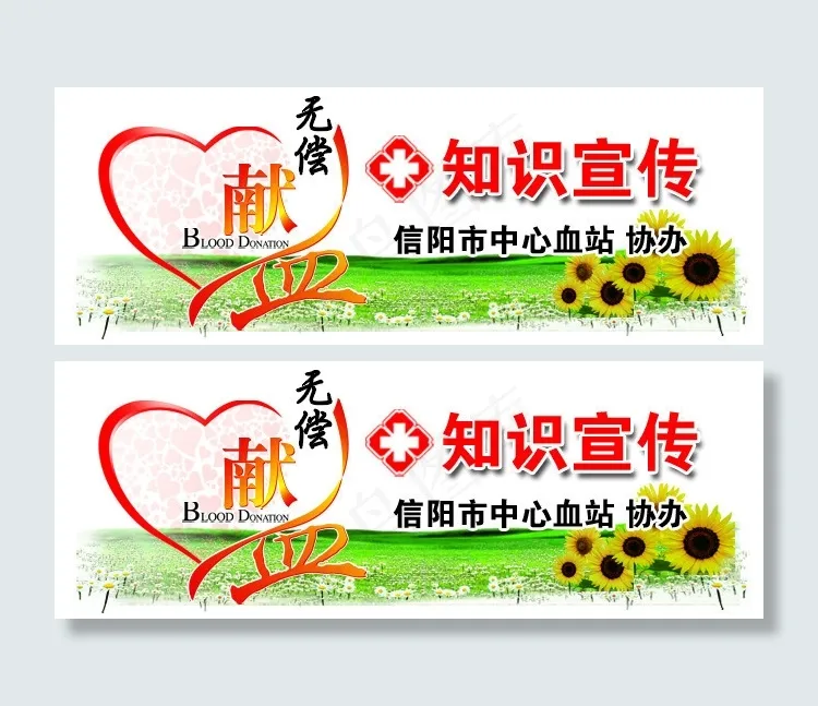 无偿献血知识宣传psd模版下载