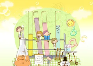 儿童科学实验室图片