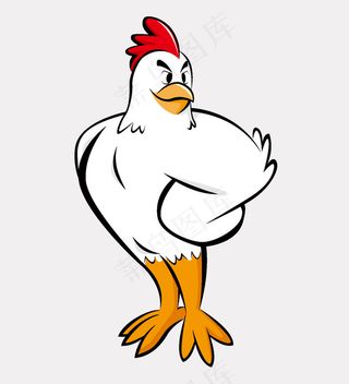 卡通鸡素材