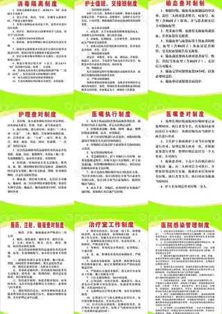 医院感染制度图片