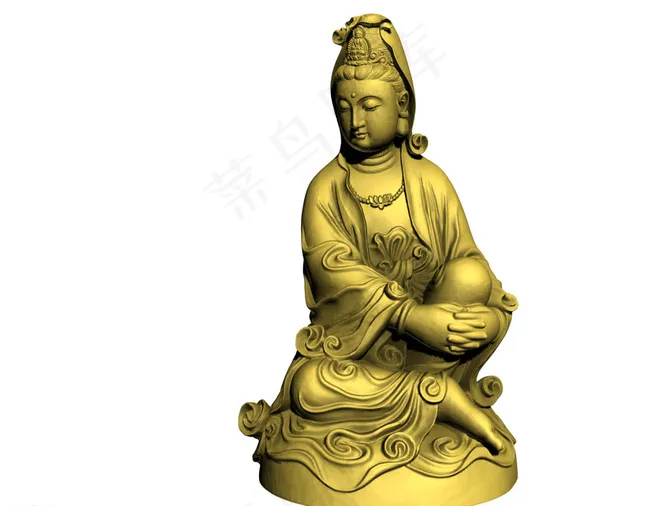 菩萨模型图片