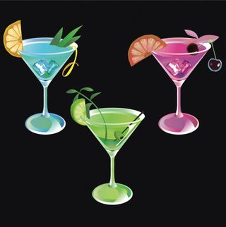 橙汁饮料杯 高脚杯