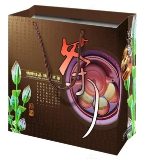 茶叶手提袋（展开图）图片