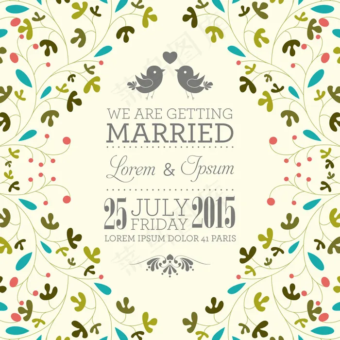 漂亮的藤蔓背景素材矢量素材eps,ai矢量模版下载