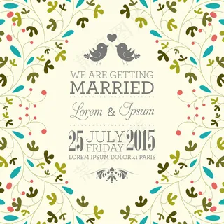 漂亮的藤蔓背景素材矢量素材