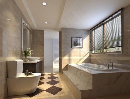 卫生间 效果图图片