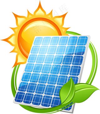 精美太阳能节能环保设计矢量素材