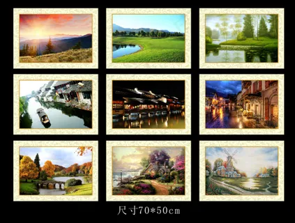 风景相框挂画