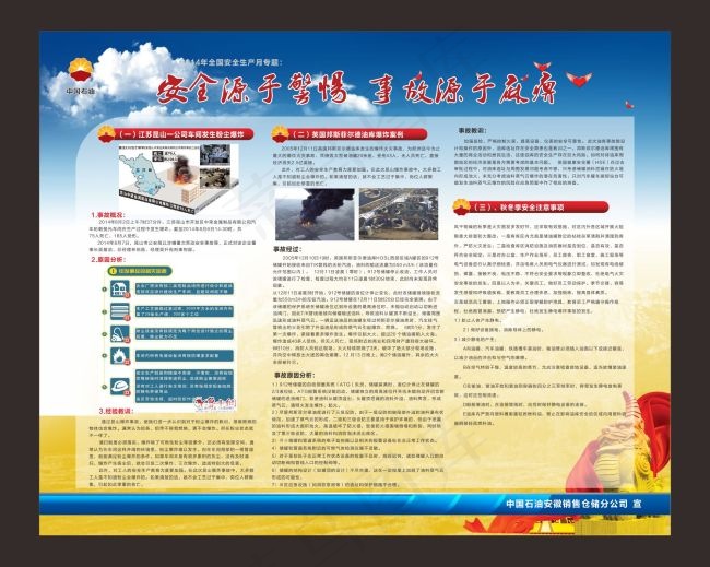 安全展板设计cdr矢量模版下载