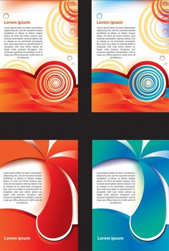 漂亮的海报设计矢量素材