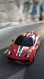 公路上疾驰的跑车高清摄影图片