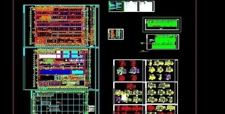 厂房单层钢结构电气设计图纸
