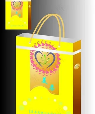 化妆品手提袋设计图片