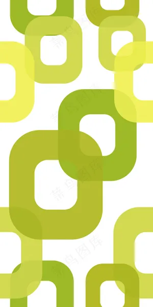 黄绿色抽象底纹边框