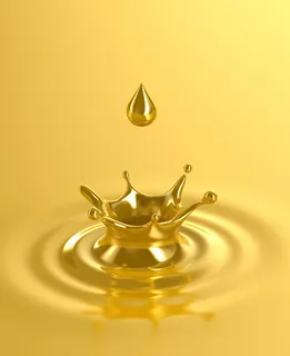 金色水滴psd素材