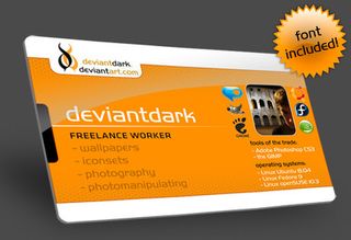 3D立体ID卡PSD素材