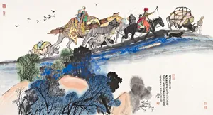 赵朴初诗意图图片