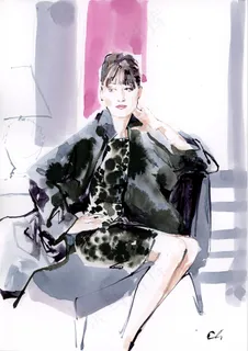 黑色时尚连衣裙设计图 黑色时尚连衣裙设计图