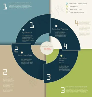 多色创意矢量图标签素材