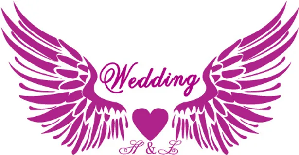 翅膀 天使 爱心 海报 矢量 紫色 背景