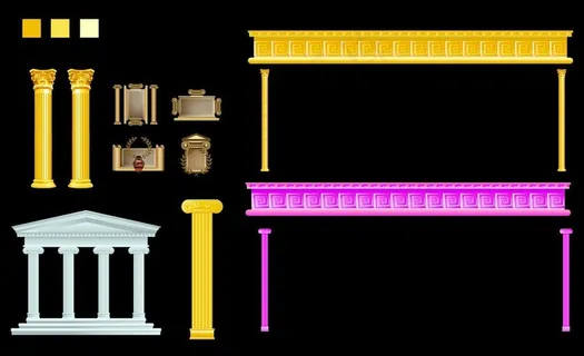 罗马柱图片