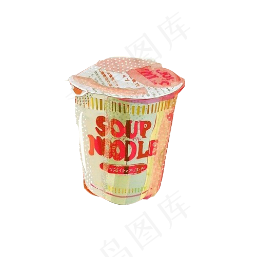 卡通方便面png素材餐饮美食海报设...psd模版下载