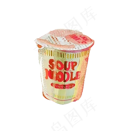 卡通方便面png素材餐饮美食海报设...psd模版下载