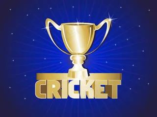 闪着金灿灿的奖杯的星星背景