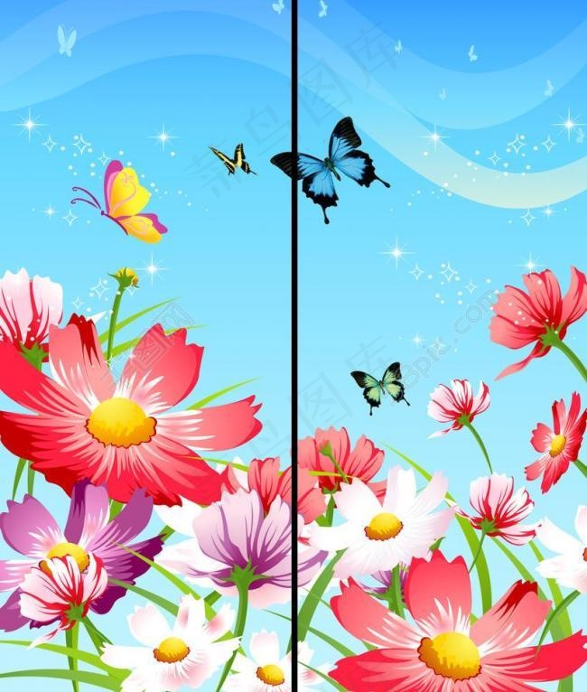 移门春天花图片