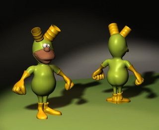 动漫卡通形象模型模具素材免费下载3...