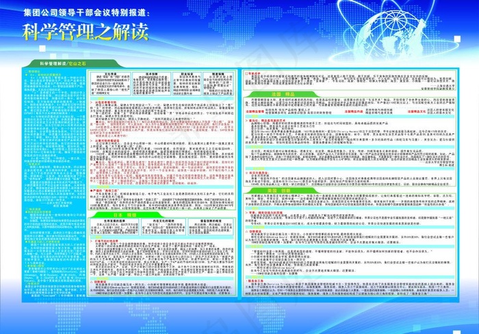 科技展板模版图片