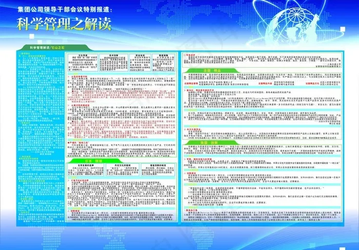 科技展板模版图片cdr矢量模版下载