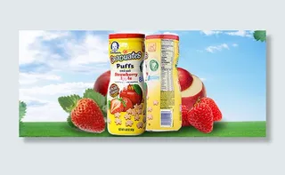 草莓苹果星星泡芙