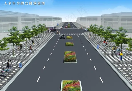 公路效果图图片 公路效果图图片