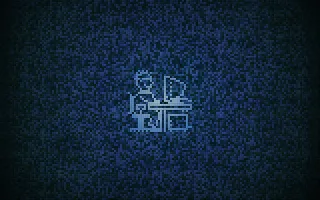 高清 2D 人与电脑 马赛克 背景...