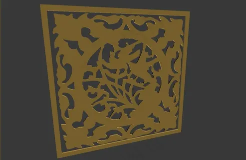 欧式花纹模型图片