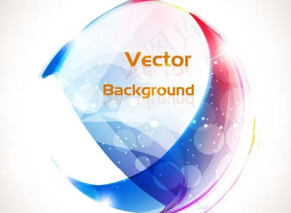 精美绚丽的光晕背景矢量素材