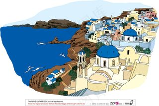 名胜古迹 矢量建筑 矢量素材 AI...