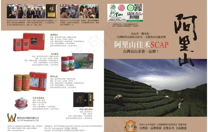 茶叶dm单图片(424X289)cdr矢量模版下载