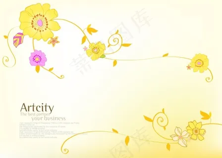 淡色海报展板矢量文件 淡色海报展板矢量文件